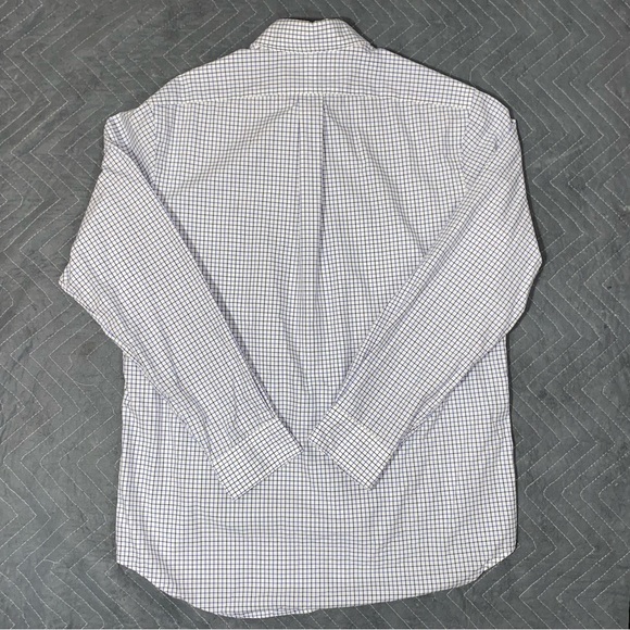 Polo Ralph Lauren Long Sleeve Button Shirt Men's L Blue Plaid - Picture 5 of 7